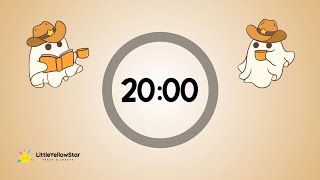 Fall Timer For Kids  20 Minutes Countdown Timer For Kids With Country Music  Fall Classroom Timer [upl. by Enitsej]