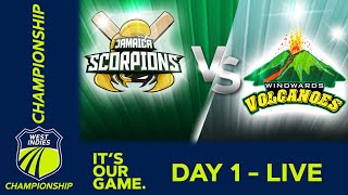 🔴 LIVE Jamaica v Windward Islands  Day 1  West Indies Championship 2024  Wednesday 7th February [upl. by Paxton]