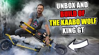 Unboxing and Assembly Guide for the Kaabo Wolf King GT Electric Scooter  StepbyStep Tutorial [upl. by Leuqer151]