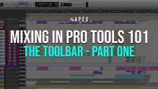 MIXING IN PRO TOOLS 101 THE TOOLBAR PART 1 [upl. by Alyekahs412]