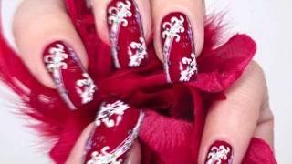 SilvesterFeuerwerk Nail Art Tutorial  new year firework [upl. by Aliled]