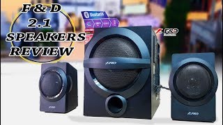 FampD A140X 21 Home Theater Speakers Unboxing And Full Review  हिंदीUrdu [upl. by Blossom57]