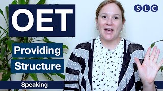 OET SPEAKING CRITERIA  Providing STRUCTURE in your OET role play [upl. by Mayhs]