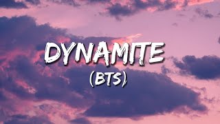 BTS Dynamite Lyrics Video  BTS DYNAMITE [upl. by Burdett624]