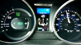 2013 Hyundai Sonata Hybrid with Blue Drive visual review [upl. by Ylnevaeh]