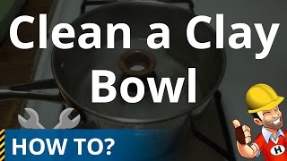 How to Clean a Clay Hookah Bowl Use Oxiclean [upl. by Lamonica]