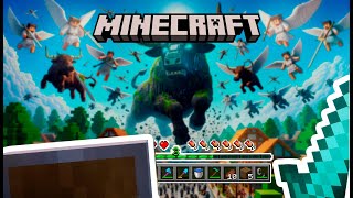 Nos INVADEEEEN 🐮 Resumen Directo MINECRAFT [upl. by Aiyt]