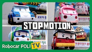 Lets make Rescue TEAM  Stop Motion  Robocar POLI [upl. by Vincents]