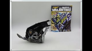 Valentino Rossi N 46 Yamaha YZR M1 montaggio radiatore e tubazioni Edizione DeAgostini in scala 14 [upl. by Gnoud]