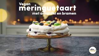 Vegan taart met meringue amandel en bramen  Allerhande [upl. by Conlon65]