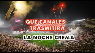 UNIVERSITARIO E DEPORTES Qué canal transmitirá la Noche Crema 2024 [upl. by Lynnett286]