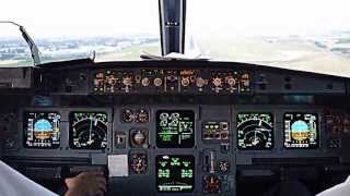 HD Landing from the cockpit at Paris Orly LFPO with an a321 with HUD [upl. by Brandy244]