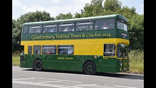 Glastonbury Festival Buses amp Coaches 2024 [upl. by Fanchette772]