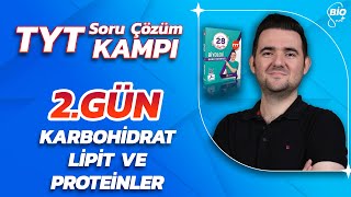 Karbohidrat Lipit Protein Soru CÌ§oÌˆzuÌˆmuÌˆ  21 GuÌˆnde TYT Biyoloji KampÄ±2 [upl. by Rachel242]