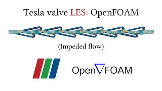 Tesla Valve Impeded in OpenFOAM CFD Showcase openfoam cfd aerospace tesla [upl. by Inittirb]