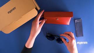 eyerim presents Unboxing of Guess GU7459 01B sunglasses [upl. by Aerb]