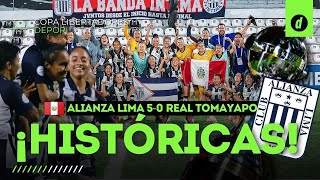 ALIANZA LIMA a CUARTOS DE FINAL de la COPA LIBERTADORES FEMENINA  GOLES RELATO Y ESTADÍSTICAS [upl. by Macswan893]