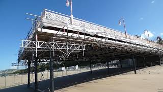 The impressive new replacement Colwyn Bay Pier as at 25521  Sir Conwy County Cymru Wales [upl. by Portland156]