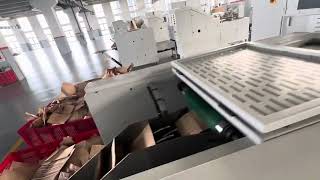 SOS paper bag converting machine [upl. by Adnale]