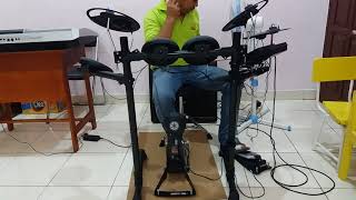 KARAKTER SUARA DRUM LISTRIK YAMAHA DTX 450K [upl. by Aretahs]