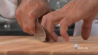 How to Hold a Knife  Properly Using a Chefs Knife [upl. by Marinelli374]