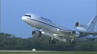 L1011 Aircraft Take off with Pegasus XL and CYGNSS Spacecraft [upl. by Evante]