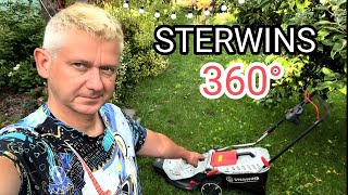 Test kosiarki elektrycznej STERWINS 360° 1400W 35L model ELM236P3W4Z [upl. by Biancha]