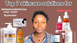 FAST WORKING SkINCARE PRODUCTSQUICK RESULTS ✨ampAFFORDABLE [upl. by Llemart]