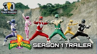 Mighty Morphin Power Rangers Season 1 Trailer POWER RANGERS 30 PROJECT [upl. by Kegan]