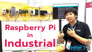 ตัวอย่างการใช้งาน Raspberry Pi ในภาคอุตสาหกรรม Raspberry Pi in Industrial [upl. by Aruon]