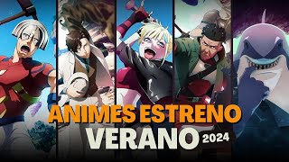 🔥 LOS ESTRENOS ANIME MÁS ESPERADOS DEL VERANO 2024 🌞 [upl. by Drwde544]