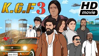 KGF 3 KANNADA  FULL MOVIE  FANMADE NEW SHORT MOVIE  WRITTEN BY  DHP TROLL CREATIONS [upl. by Morna]