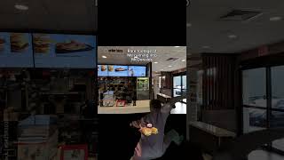 Fare footage of me running into McDonalds mcdonalds meme memes shorts youtubeshorts memefunny [upl. by Shepperd]