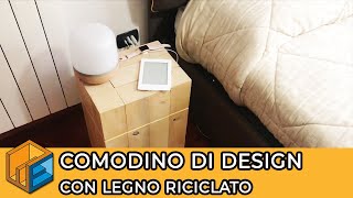 Un comodino di design  Progettare e costrure un mobile fai da te [upl. by Obel283]