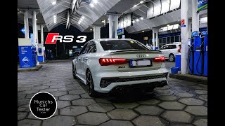 2022 Audi RS3 8Y Sound amp Launch Control POV by Munichscartester [upl. by Leihcey]