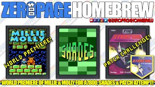 Millie and Molly Atari 7800 Premiere Shades Star Fire Patch Challenge Atari 2600 Homebrew [upl. by Hoover164]