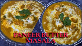 PANEER BUTTER MASALA  Hotel style  Paneer recipe [upl. by Aysan]