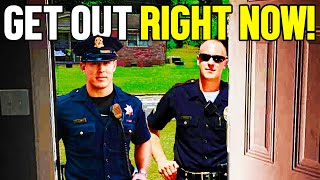 Cops Enter The WRONG HOUSE And REFUSE To Leave [upl. by Enaed]