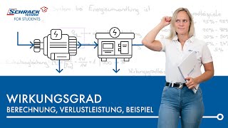 Abgegebene Leistung durch zugeführte Leistung  der Wirkungsgrad [upl. by Silenay]