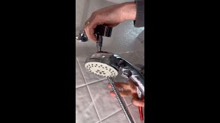 Fixing Leaky Shower Head amp Replacing Cartridge in Minutes [upl. by Anifad]