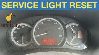 Mercedes Citan Service light reset procedure [upl. by Krawczyk]