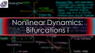 Introducing Bifurcations The Saddle Node Bifurcation [upl. by Sul]