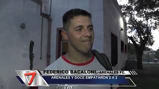 ARENALES Y DOCE EMPATARON FEDERICO BACALONIARENALES FC [upl. by Sev]