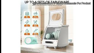 Portable Countertop Dishwasher Review Is This Compact Solution Worth It for Small Spaces [upl. by Leur]