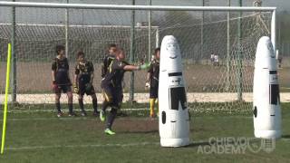 Allenamento di calcio esempi di esercizi  il portiere e le prese [upl. by Reynold]