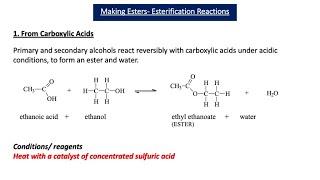 Reactions of Alcohols  Esterification A2 Chemistry [upl. by Shanney606]