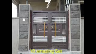 iron latest design gate home main gate Welding Studio steel gate design 🔥🔥🔥🔥🔥How To make gate design [upl. by Lanta]