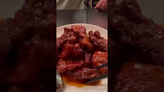 Pork spareribs with peking sauce shorts food trending satisfying asmr foryou viralvideo [upl. by Kohcztiy]