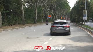 MERCEDES AMG A45S W177 AKRAPOVIC EXHAUST  CATBACK SYSTEM SOUND [upl. by Vada]