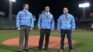 WS2013 Gm1 Medal of Honor recipients take the field [upl. by Musette265]